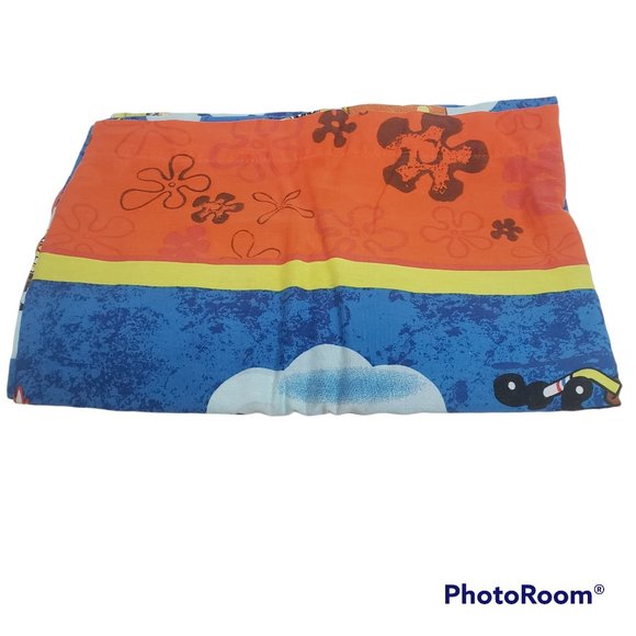 Vintage SpongeBob Squarepants Twin Bed Flat Sheet for Bedding or Craft Projects - Picture 4 of 4